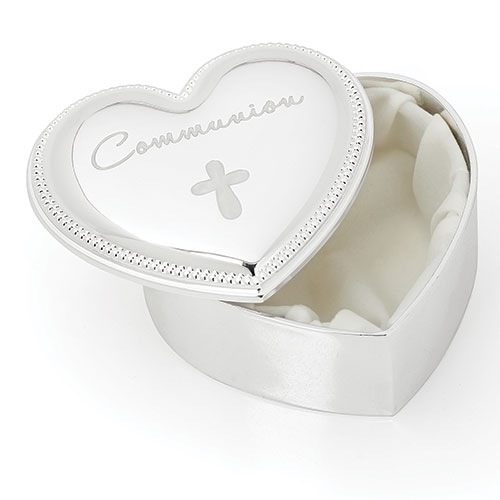 2.5&quot;H Communion Heart Box - Communion