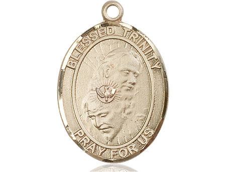 14kt Gold Filled Blessed Trinity Medal
