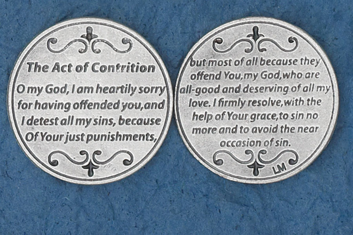 Act Of Contrition Pocket Token