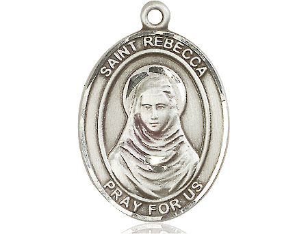 Sterling Silver Saint Rebecca Medal