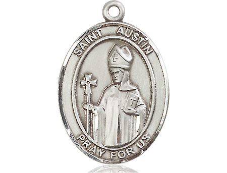 Sterling Silver Saint Austin Medal