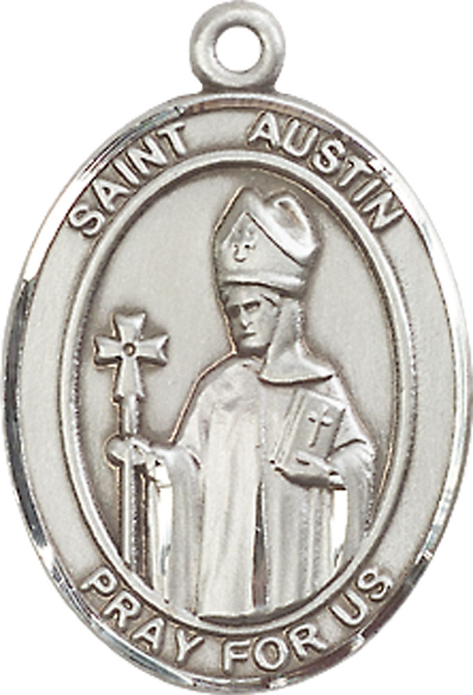 Sterling Silver Saint Austin Medal