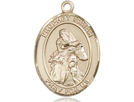 14kt Gold Filled Saint Isaiah Medal