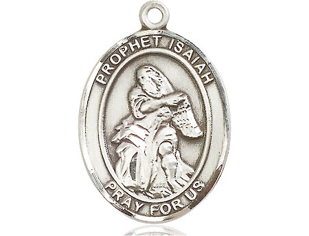 Sterling Silver Saint Isaiah Medal