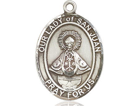 Sterling Silver Our Lady of San Juan Medal