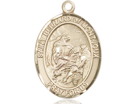 14kt Gold Filled Saint Bernard of Montjoux Medal