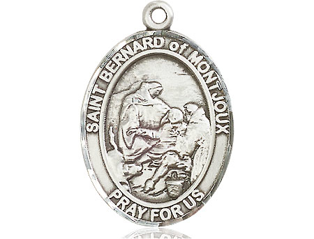 Sterling Silver Saint Bernard of Montjoux Medal