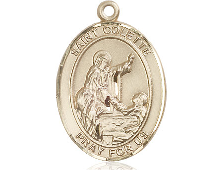 14kt Gold Filled Saint Colette Medal