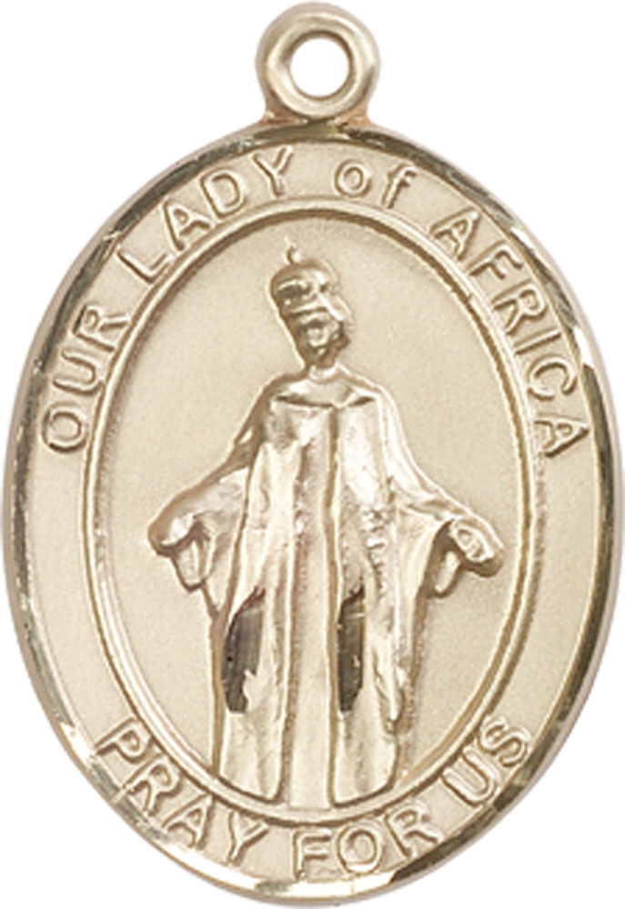 14kt Gold Filled Our Lady of Africa Medal