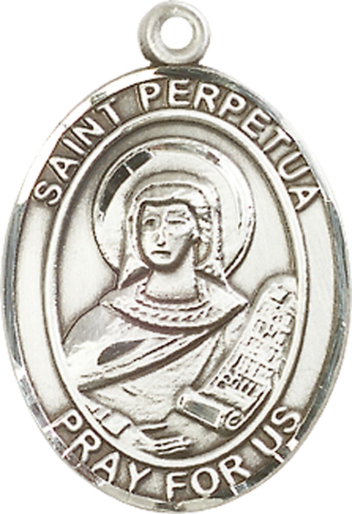 Sterling Silver Saint Perpetua Medal