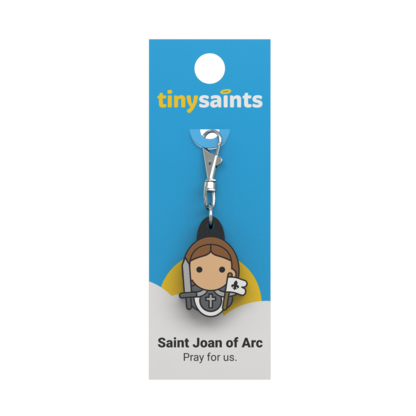 Tiny Saints Charm - St. Joan Of Arc