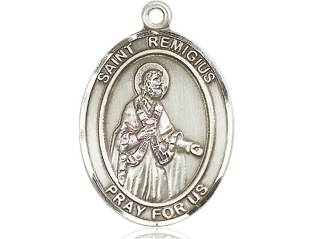 Sterling Silver Saint Remigius of Reims Medal