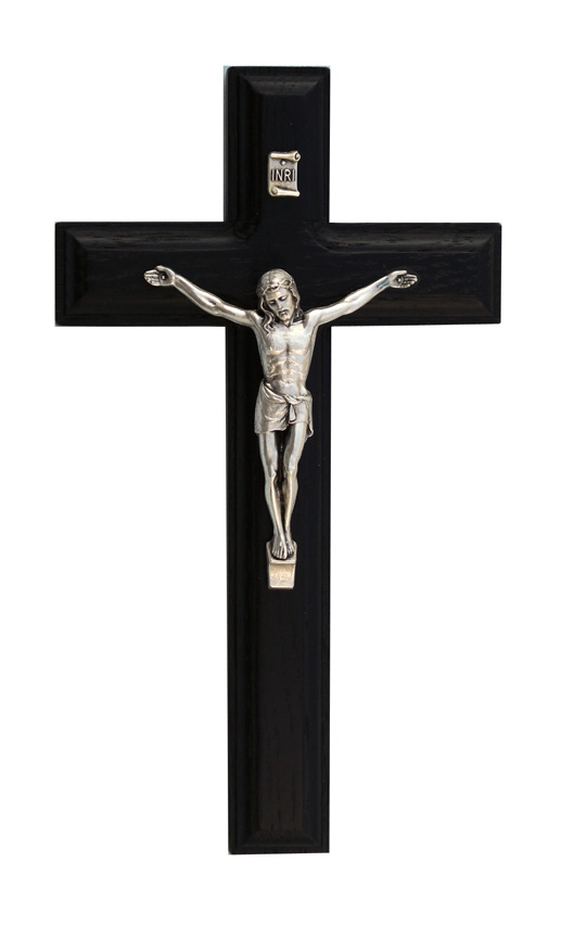 7.5In. Black Crucifix