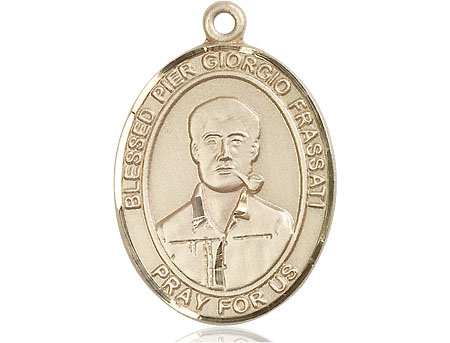 14kt Gold Filled Blessed Pier Giorgio Frassati Medal