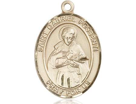 14kt Gold Filled Saint Gabriel Possenti Medal