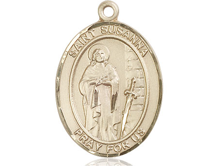 14kt Gold Filled Saint Susanna Medal