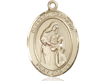 14kt Gold Filled Blessed Caroline Gerhardinger Medal