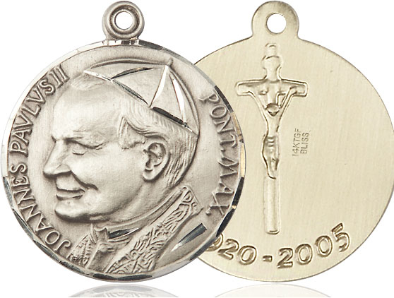 14kt Gold Filled Saint John Paul II Medal