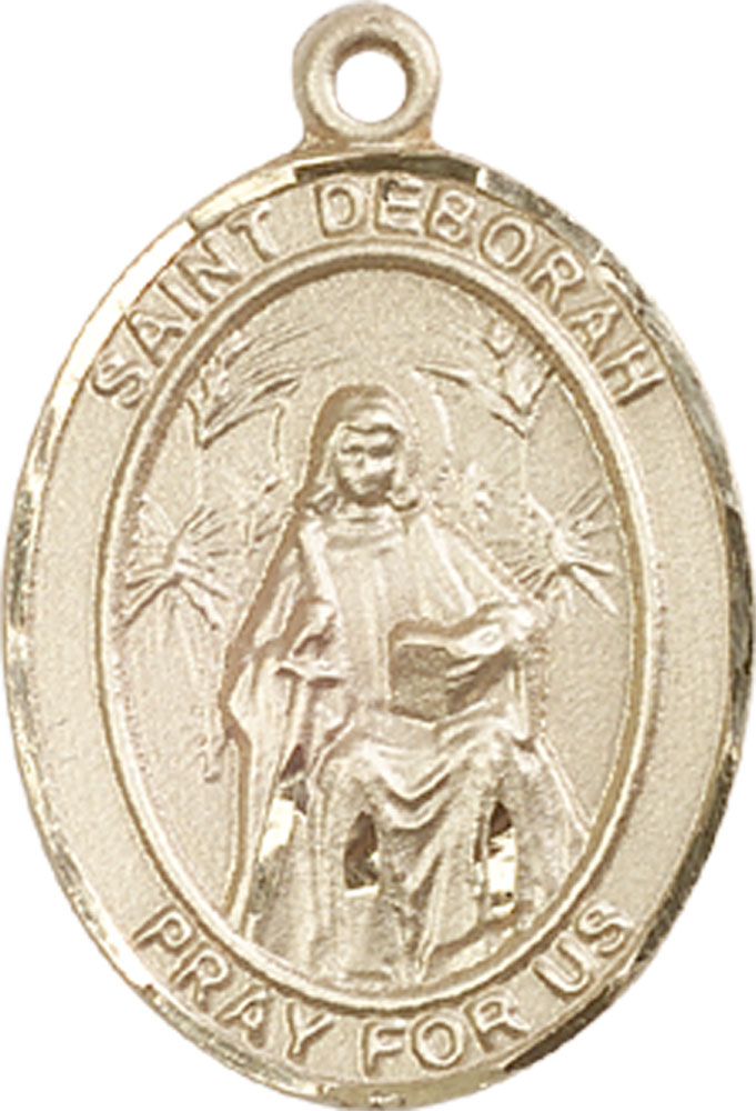 14kt Gold Filled Saint Deborah Medal