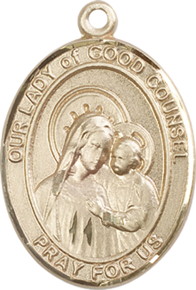 14kt Gold Filled Our Lady of Good Counsel Medal