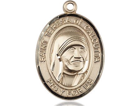 14kt Gold Filled Saint Teresa of Calcutta Medal