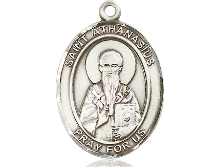 Sterling Silver Saint Athanasius Medal