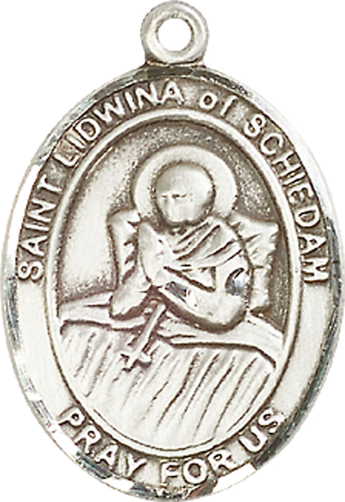 Sterling Silver Saint Lidwina of Schiedam Medal