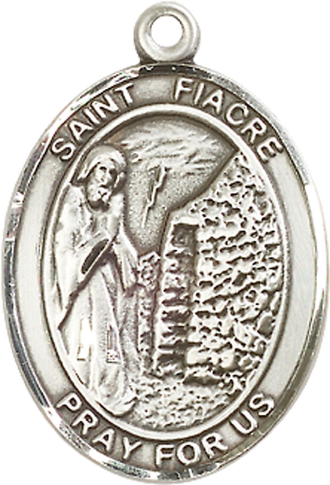 Sterling Silver Saint Fiacre Medal