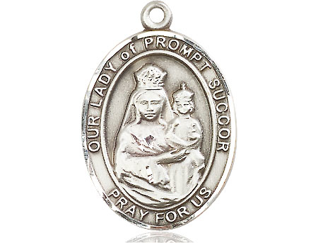 Sterling Silver Our Lady of Prompt Succor Medal