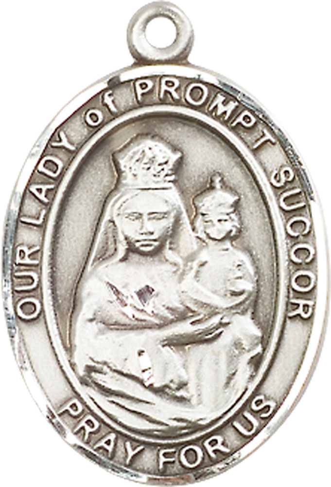Sterling Silver Our Lady of Prompt Succor Medal