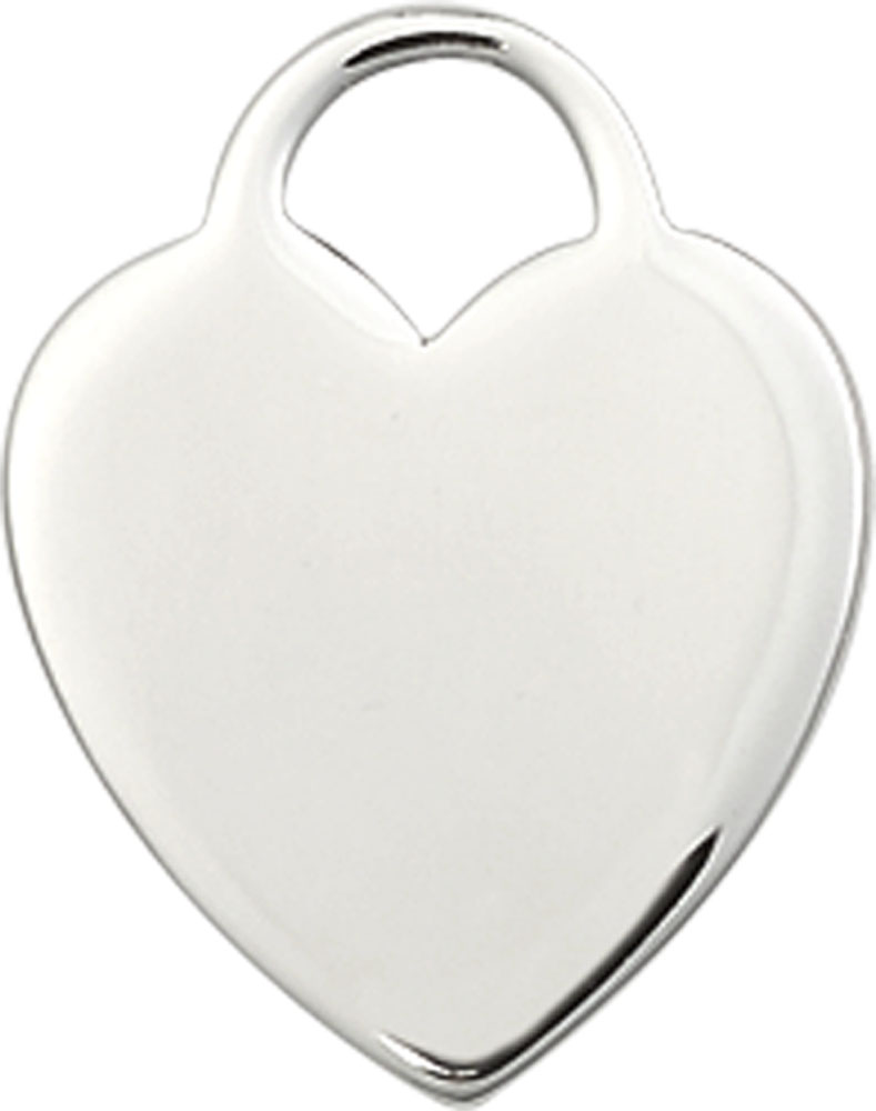 Sterling Silver Heart Medal