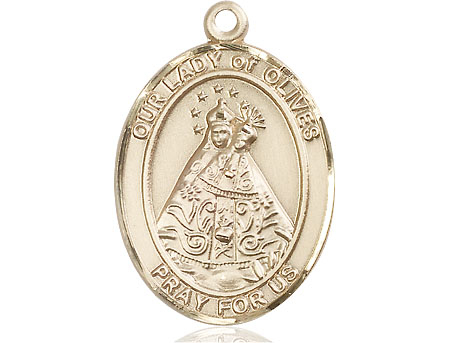 14kt Gold Filled Our Lady of Olives Medal