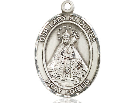 Sterling Silver Our Lady of Olives Medal