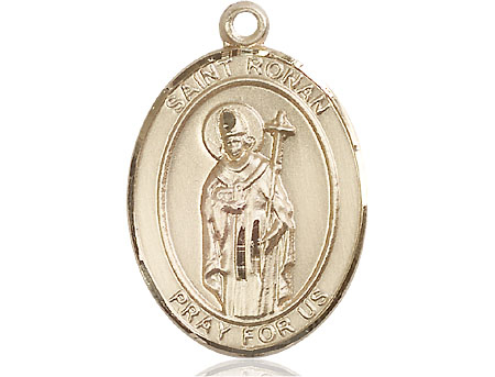 14kt Gold Filled Saint Ronan Medal