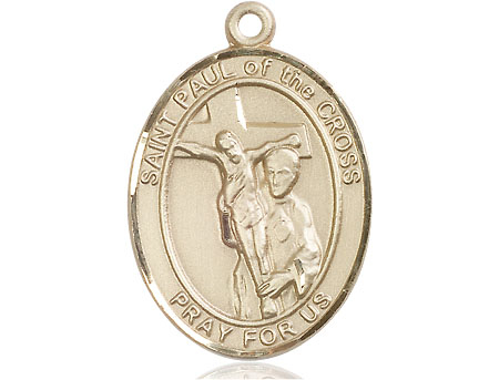 14kt Gold Filled Saint Paul of the Cross Medal