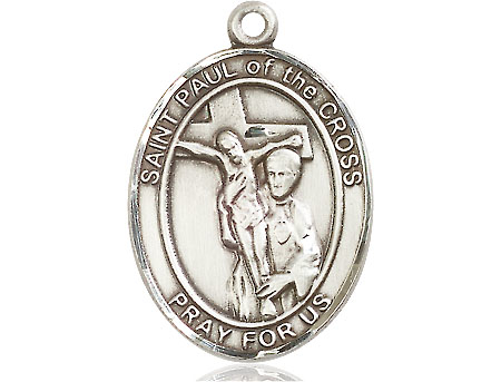 Sterling Silver Saint Paul of the Cross Medal