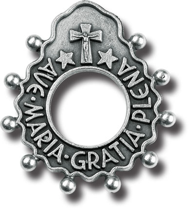 Ave Maria Rosary Ring