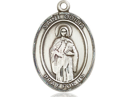 Sterling Silver Saint Odilia Medal