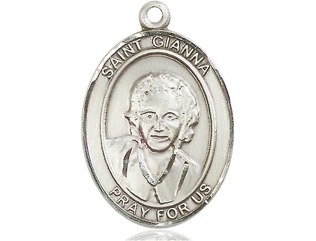 Sterling Silver Saint Gianna Medal