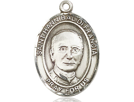 Sterling Silver Saint Hannibal Medal