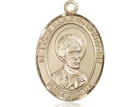 14kt Gold Filled Saint Louis Marie de Montfort Medal