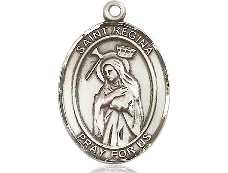 Sterling Silver Saint Regina Medal