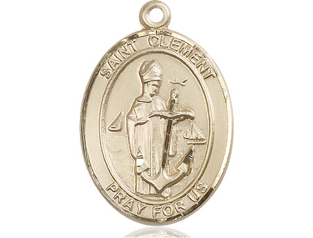 14kt Gold Filled Saint Clement Medal