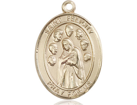 14kt Gold Filled Saint Felicity Medal