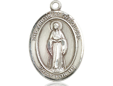 Sterling Silver Virgin of the Globe Medal