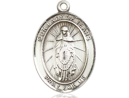 Sterling Silver Our Lady of Tears Medal