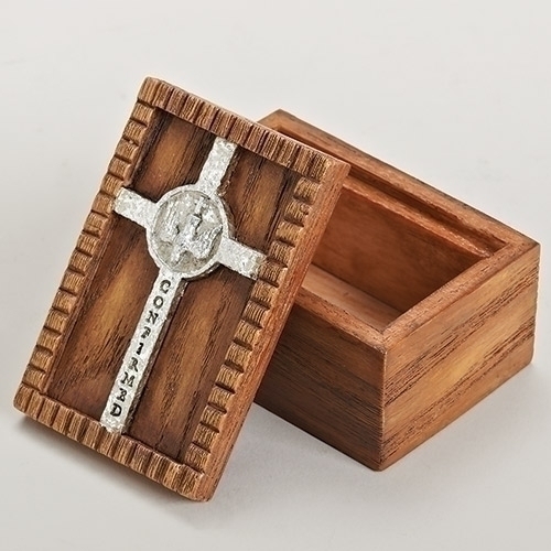 1.75&quot;H Confirmation Wood Box