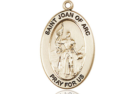 14kt Gold Saint Joan of Arc Medal