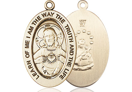 14kt Gold Scapular Medal