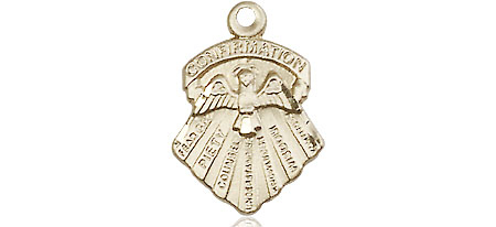 14kt Gold Filled Seven Gifts Medal